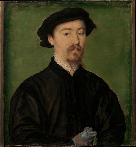 Portrait of a Man with Gloves