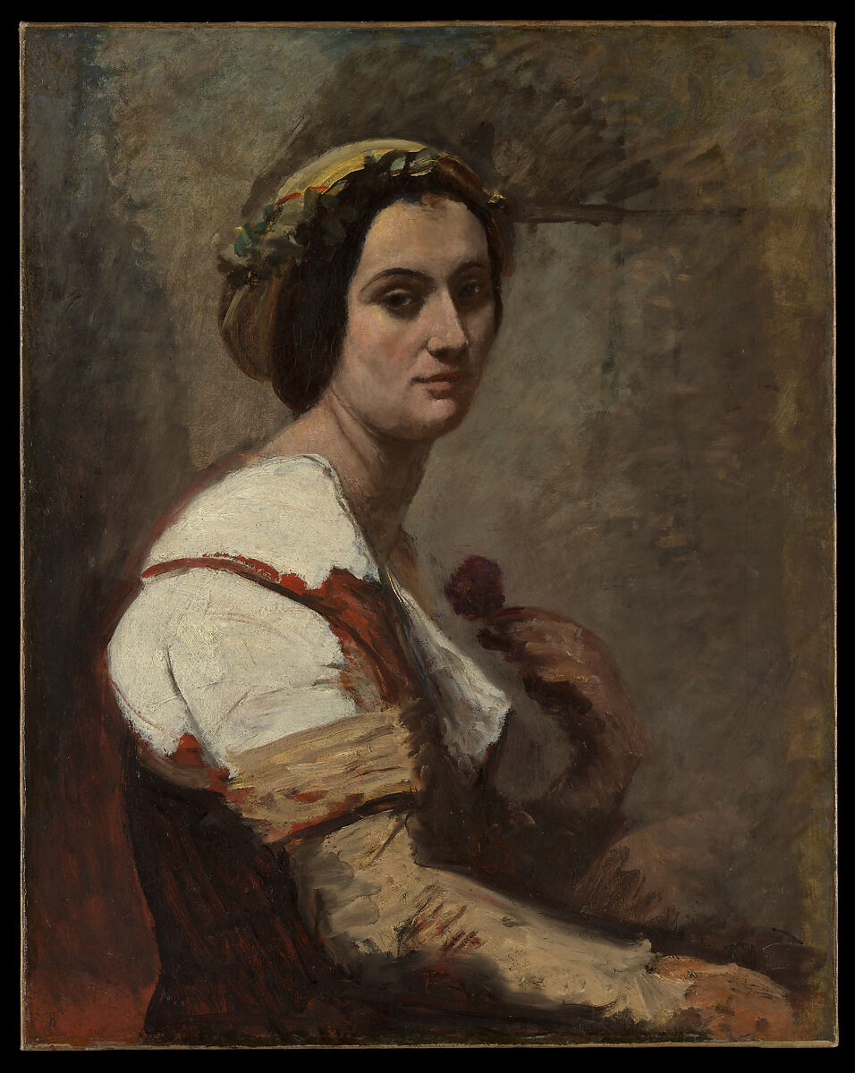 Sibylle, Camille Corot  French, Oil on canvas