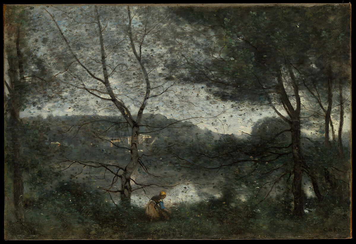 Ville-d'Avray, Camille Corot  French, Oil on canvas