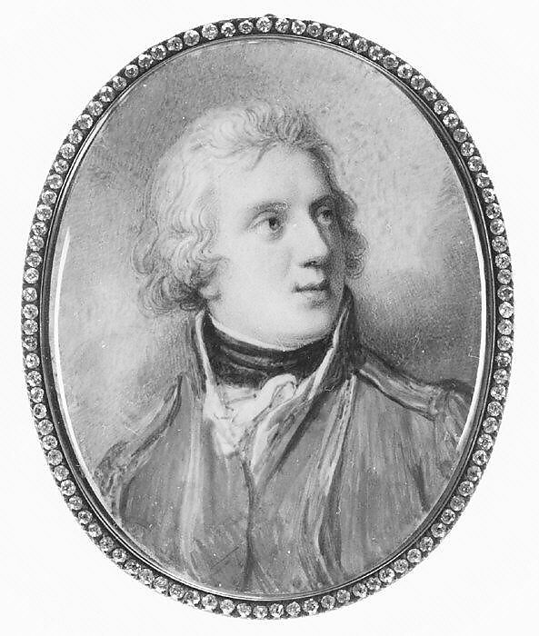 Ensign Lionel Robert Tollemache (1774–1793), Richard Cosway (British, Oakford, Devon 1742–1821 London), Ivory 