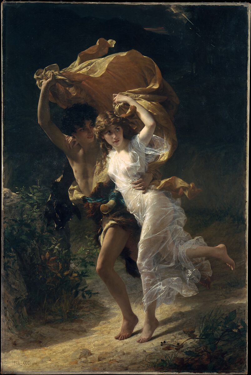 Painter Of The Night 114 Pierre-Auguste Cot | The Storm | The Metropolitan Museum of Art