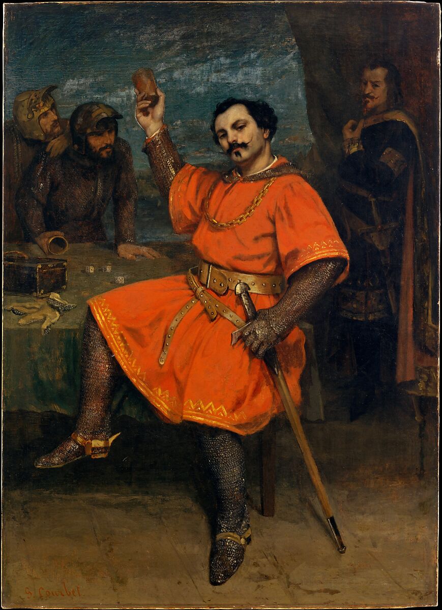Louis Gueymard (1822–1880) as Robert le Diable, Gustave Courbet (French, Ornans 1819–1877 La Tour-de-Peilz), Oil on canvas 