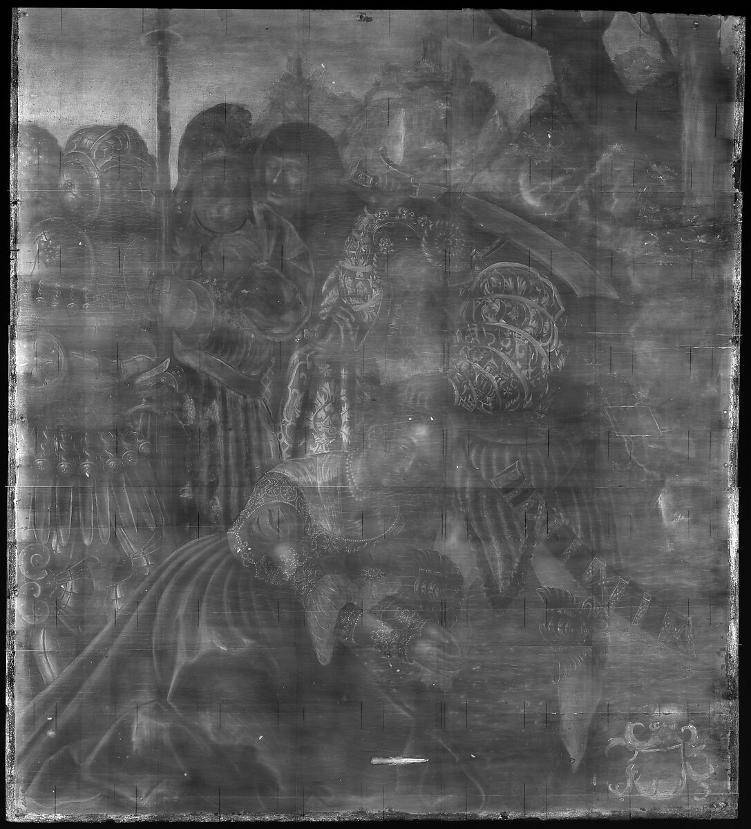 The Martyrdom of Saint Barbara, Lucas Cranach the Elder (German, Kronach 1472–1553 Weimar), Oil on linden