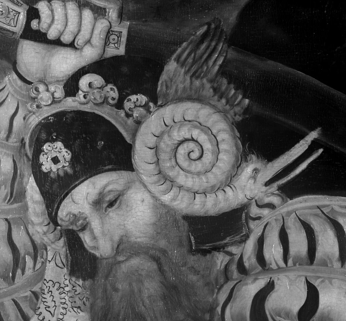 The Martyrdom of Saint Barbara, Lucas Cranach the Elder (German, Kronach 1472–1553 Weimar), Oil on linden