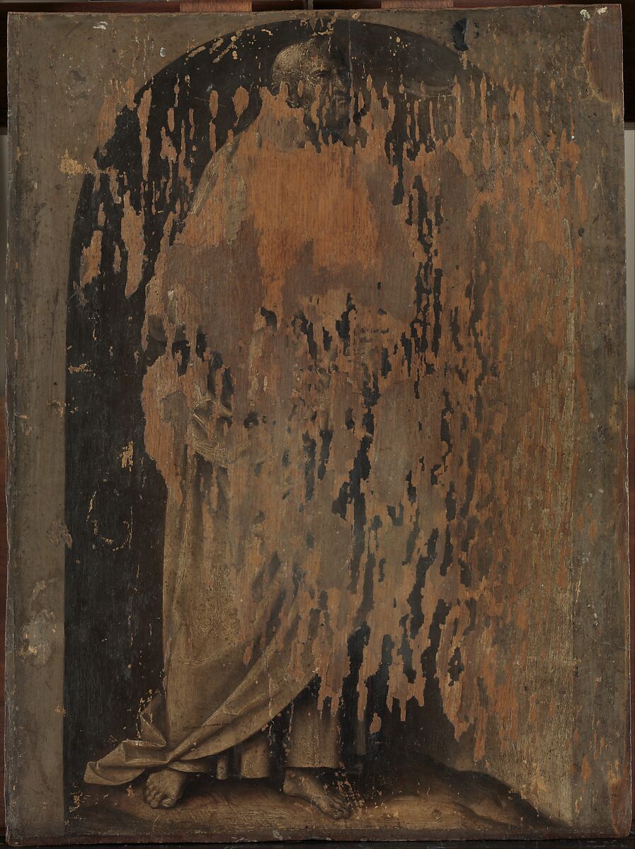 Portrait of a Man with a Rosary, Lucas Cranach the Elder (German, Kronach 1472–1553 Weimar), Oil on oak