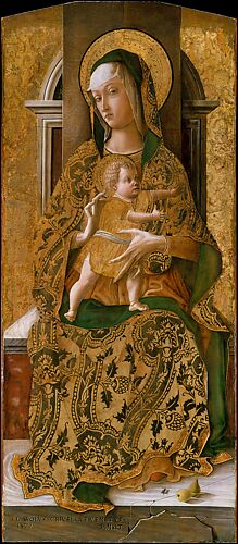 Madonna and Child Enthroned