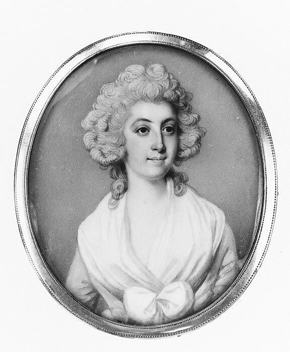 Portrait of a Woman, Richard Crosse (British, 1742–1810), Ivory 
