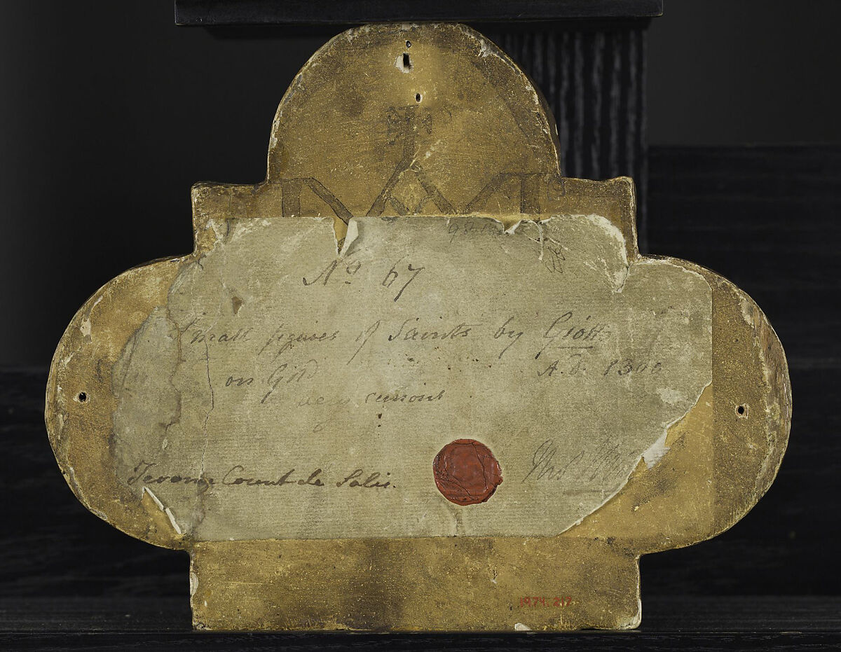 Christ Enthroned with Saints, Bernardo Daddi (Italian, Florence (?) ca. 1290–1348 Florence), Tempera on wood, gold ground