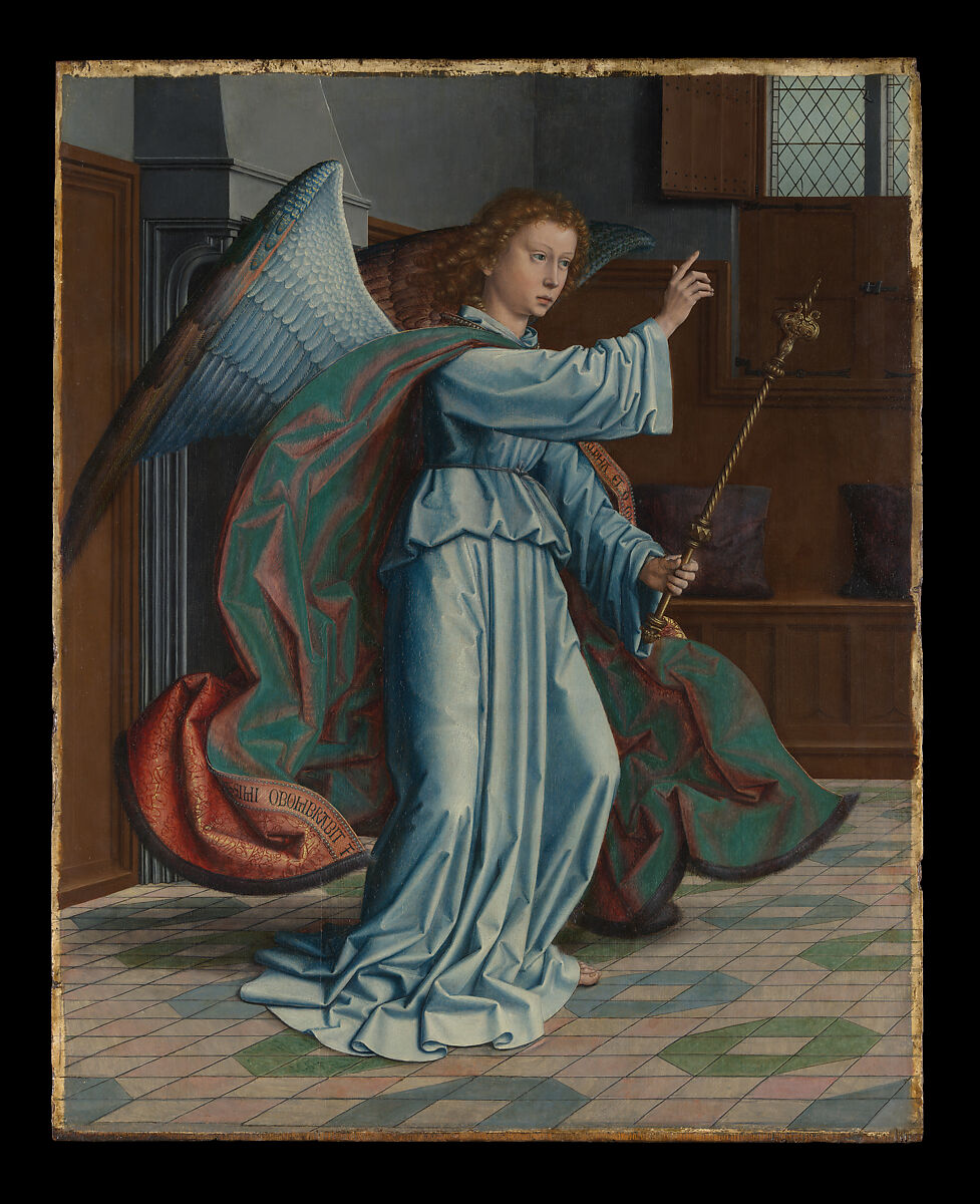 The Annunciation, Gerard David (Netherlandish, Oudewater ca. 1455–1523 Bruges), Oil on wood
