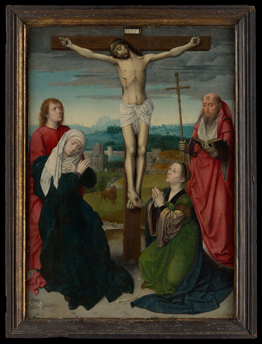 The Crucifixion, Gerard David (Netherlandish, Oudewater ca. 1455–1523 Bruges), Oil on wood 