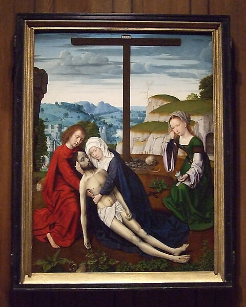 The Crucifixion, Gerard David (Netherlandish, Oudewater ca. 1455–1523 Bruges), Oil on wood