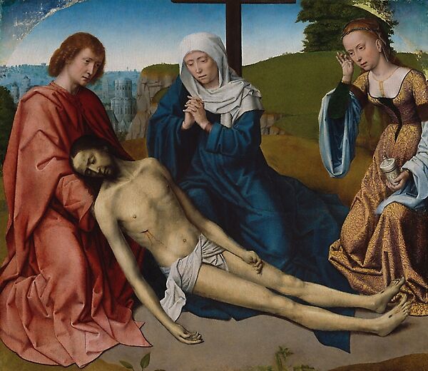 The Crucifixion, Gerard David (Netherlandish, Oudewater ca. 1455–1523 Bruges), Oil on wood