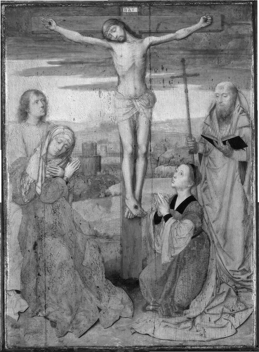 The Crucifixion, Gerard David (Netherlandish, Oudewater ca. 1455–1523 Bruges), Oil on wood