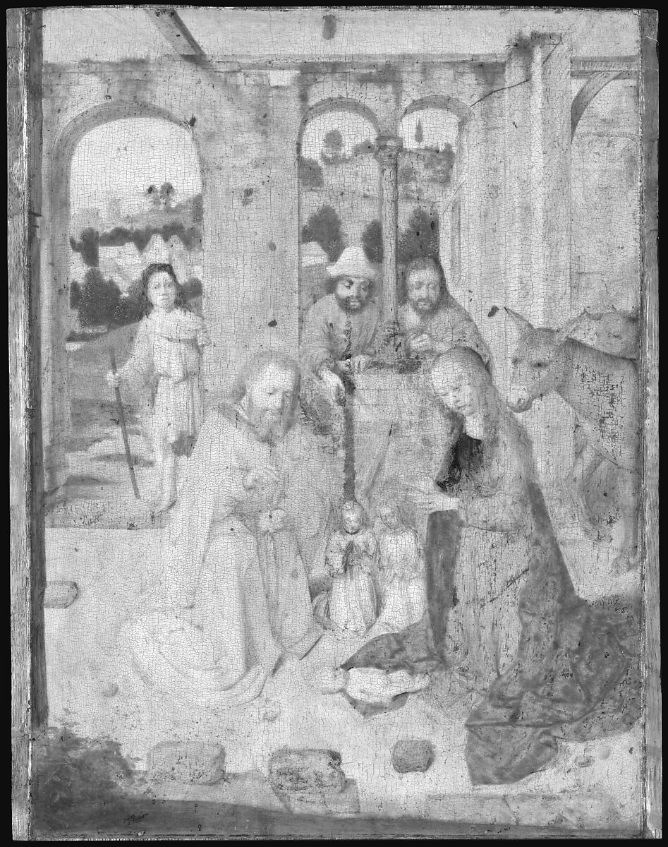 The Nativity, Gerard David (Netherlandish, Oudewater ca. 1455–1523 Bruges), Oil on wood