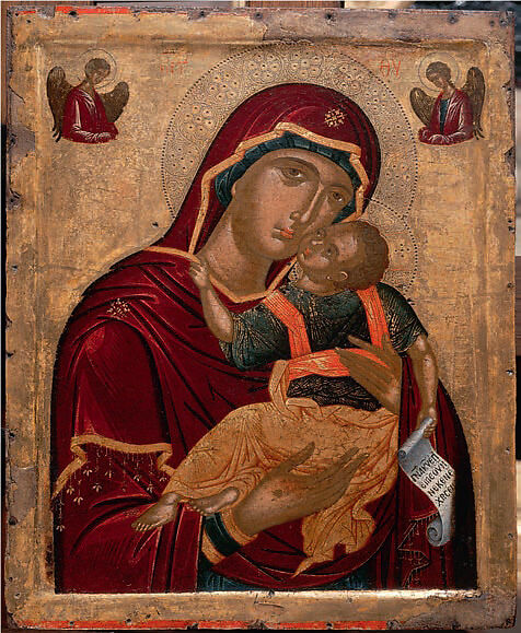 Virgin and Child with Four Angels, Gerard David (Netherlandish, Oudewater ca. 1455–1523 Bruges), Oil on wood