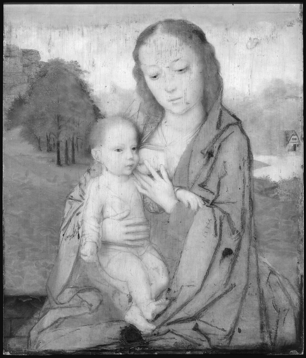 Virgin and Child, Gerard David (Netherlandish, Oudewater ca. 1455–1523 Bruges), Oil on wood