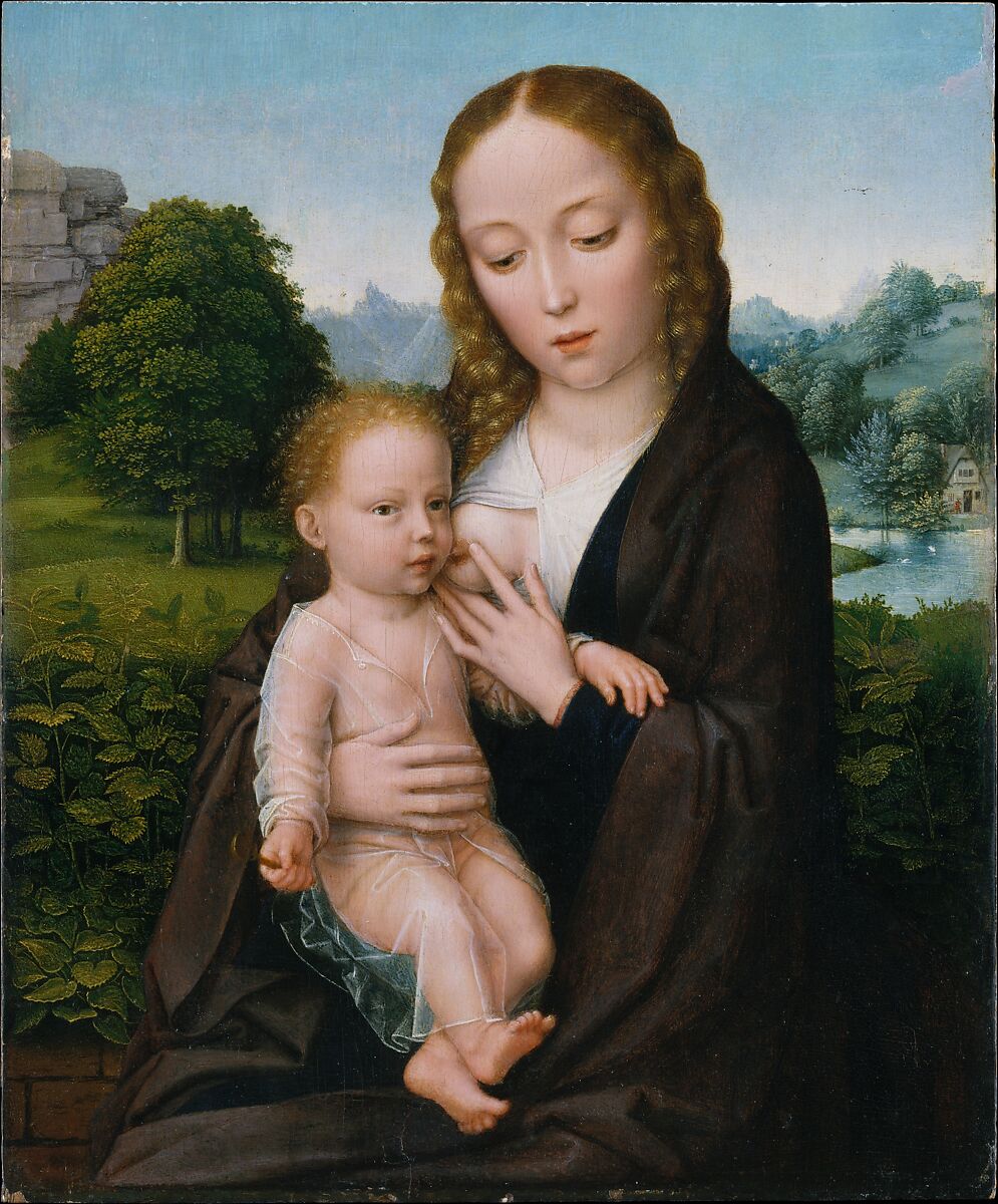 Virgin and Child, Gerard David  Netherlandish, Oil on wood