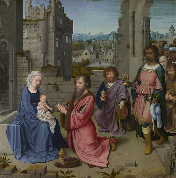 The Adoration of the Magi, Gerard David (Netherlandish, Oudewater ca. 1455–1523 Bruges) and Workshop, Oil on wood