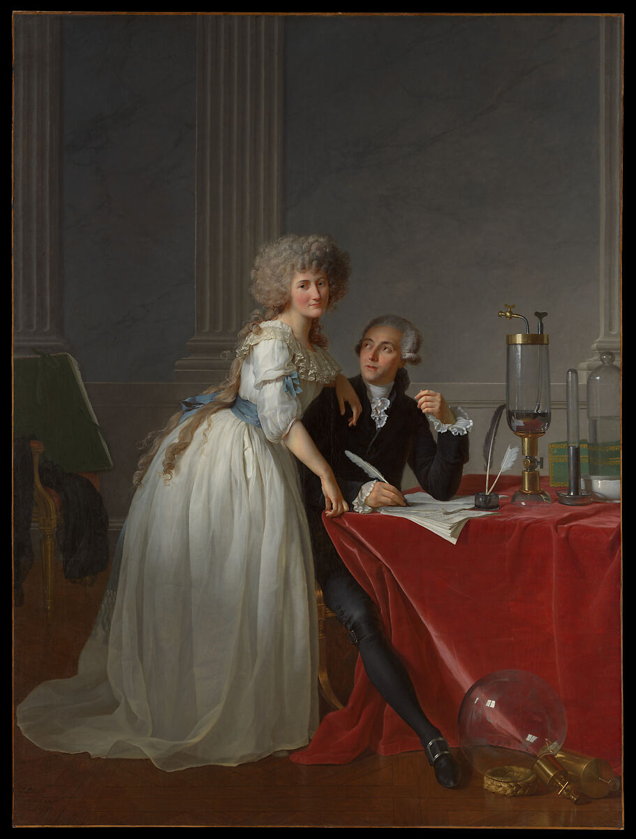 Jacques Louis David Antoine Laurent Lavoisier (1743–1794) and Marie Anne Lavoisier (Marie Anne Pierrette Paulze, 1758–1836) The Metropolitan Museum of picture