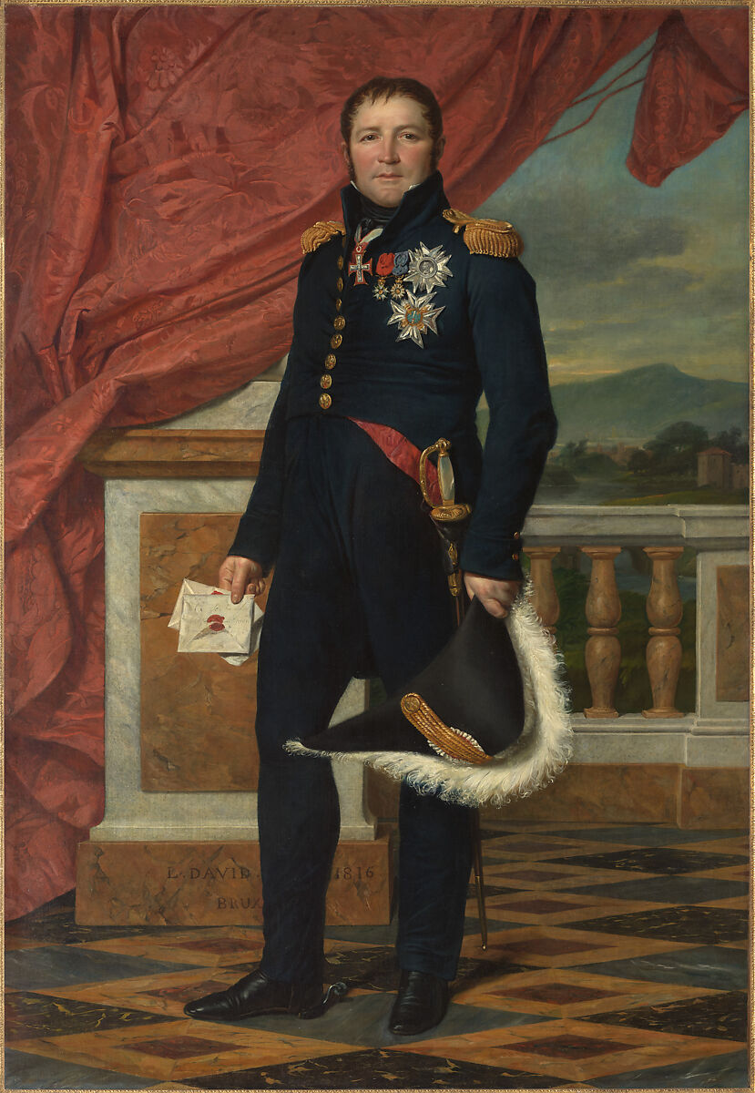 General Étienne-Maurice Gérard (1773–1852), Jacques Louis David (French, Paris 1748–1825 Brussels), Oil on canvas 