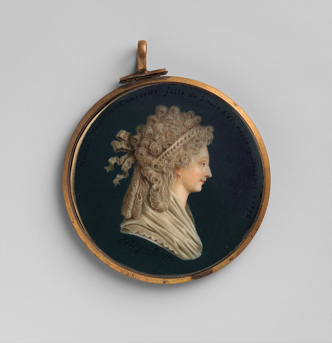 Marie-Thérèse-Charlotte (1778–1851), Daughter of Louis XVI, Jacques Joseph de Gault  (French, 1738–after 1812), Ivory 