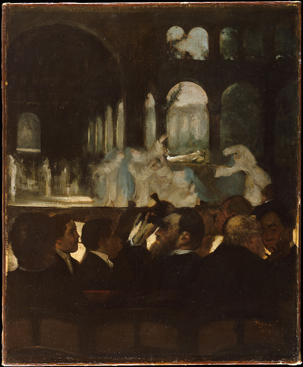 The Ballet from "Robert le Diable", Edgar Degas  French, Oil on canvas