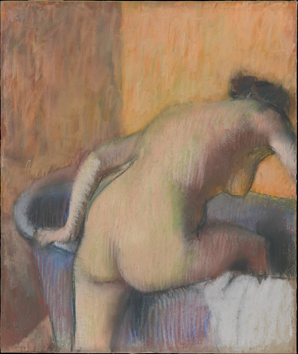 Edgar Degas Bather Stepping into a Tub The Metropolitan Museum of