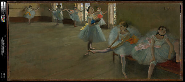 Dancer with a Fan, Edgar Degas (French, Paris 1834–1917 Paris), Pastel on gray-green laid paper