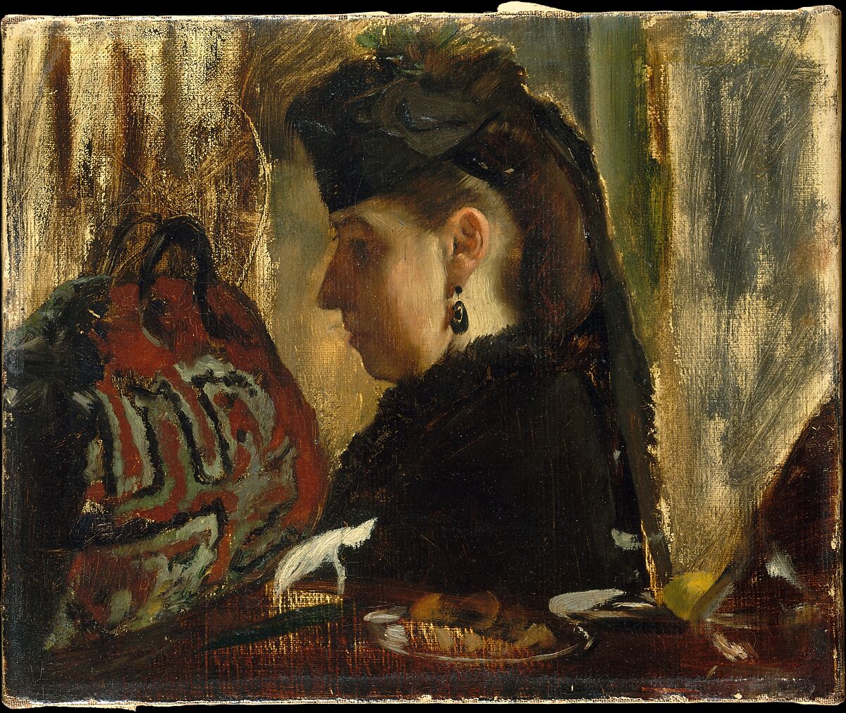 Marie Dihau (1843–1935), Edgar Degas (French, Paris 1834–1917 Paris), Oil on canvas 