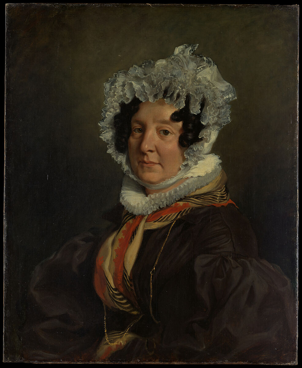 Madame Henri François Riesener (Félicité Longrois, 1786–1847), Eugène Delacroix  French, Oil on canvas