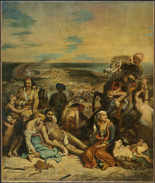 Mural Carrelage Delacroix PT02509 - 36x48 Pouces (12 Carreaux 12x12), Céramique, Moderne