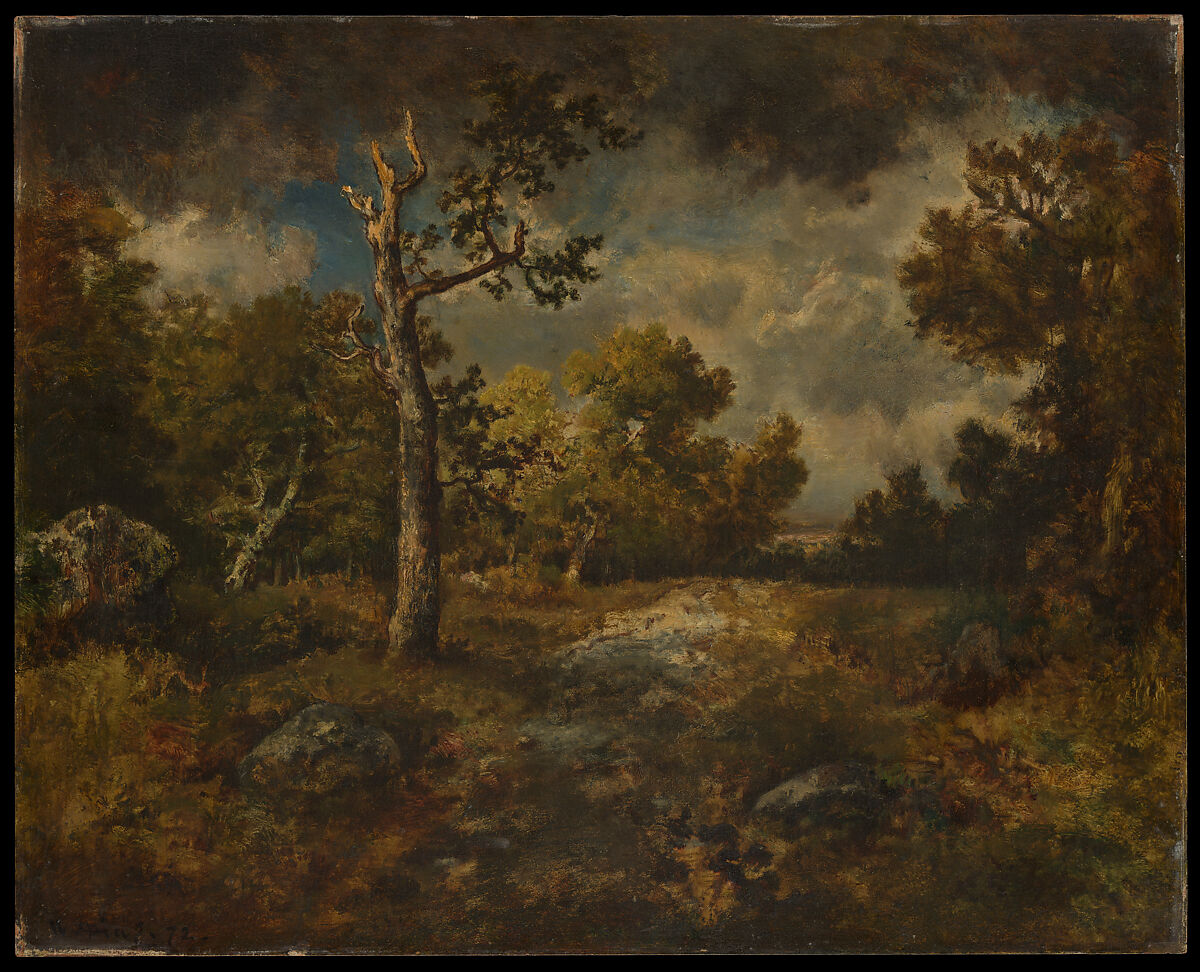 The Edge of the Woods, Narcisse-Virgile Diaz de la Peña (French, Bordeaux 1808–1876 Menton), Oil on wood 