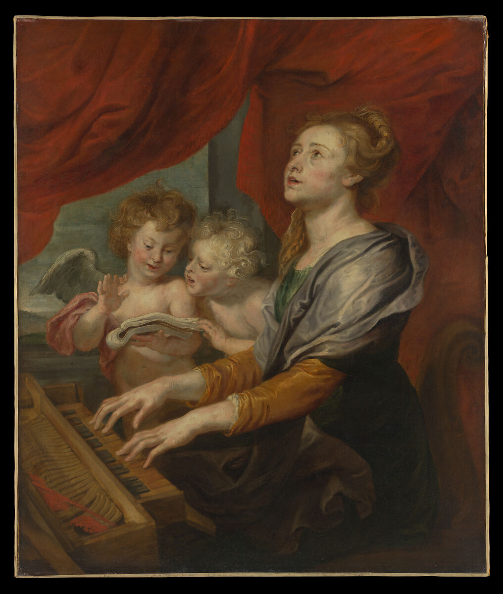 Saint Cecilia, Abraham van Diepenbeeck (Flemish, &#39;s Hertogenbosch 1596–1675 Antwerp), Oil on canvas 