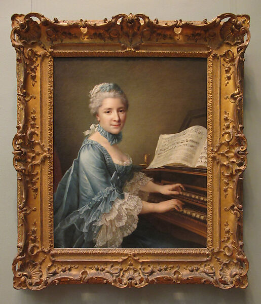 Portrait of a Woman, Said to be Madame Charles Simon Favart (Marie Justine Benoîte Duronceray, 1727–1772), François Hubert Drouais (French, Paris 1727–1775 Paris), Oil on canvas