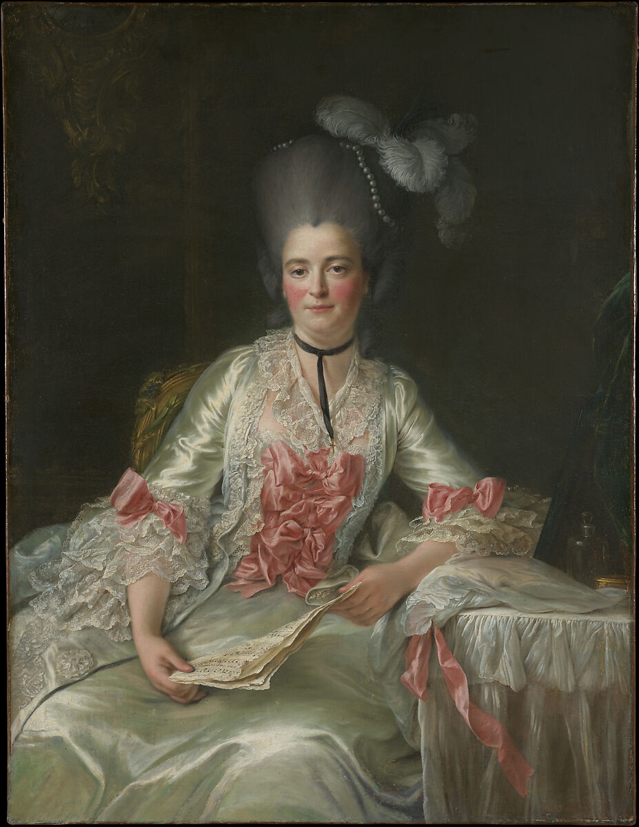 Marie Rinteau, called Mademoiselle de Verrières, François Hubert Drouais (French, Paris 1727–1775 Paris), Oil on canvas 