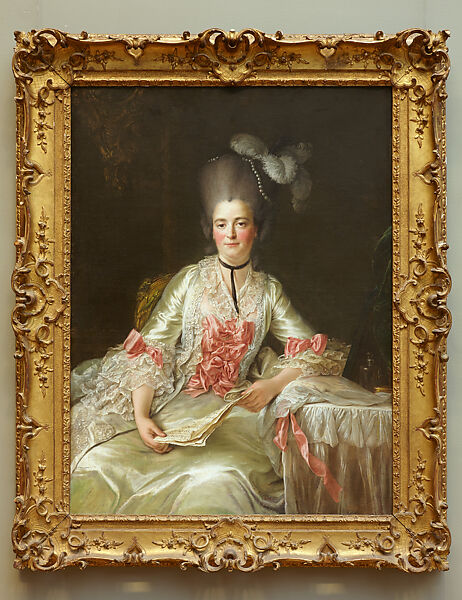 Marie Rinteau, called Mademoiselle de Verrières, François Hubert Drouais (French, Paris 1727–1775 Paris), Oil on canvas