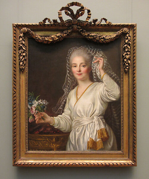 Portrait of a Young Woman as a Vestal Virgin, François Hubert Drouais (French, Paris 1727–1775 Paris), Oil on canvas