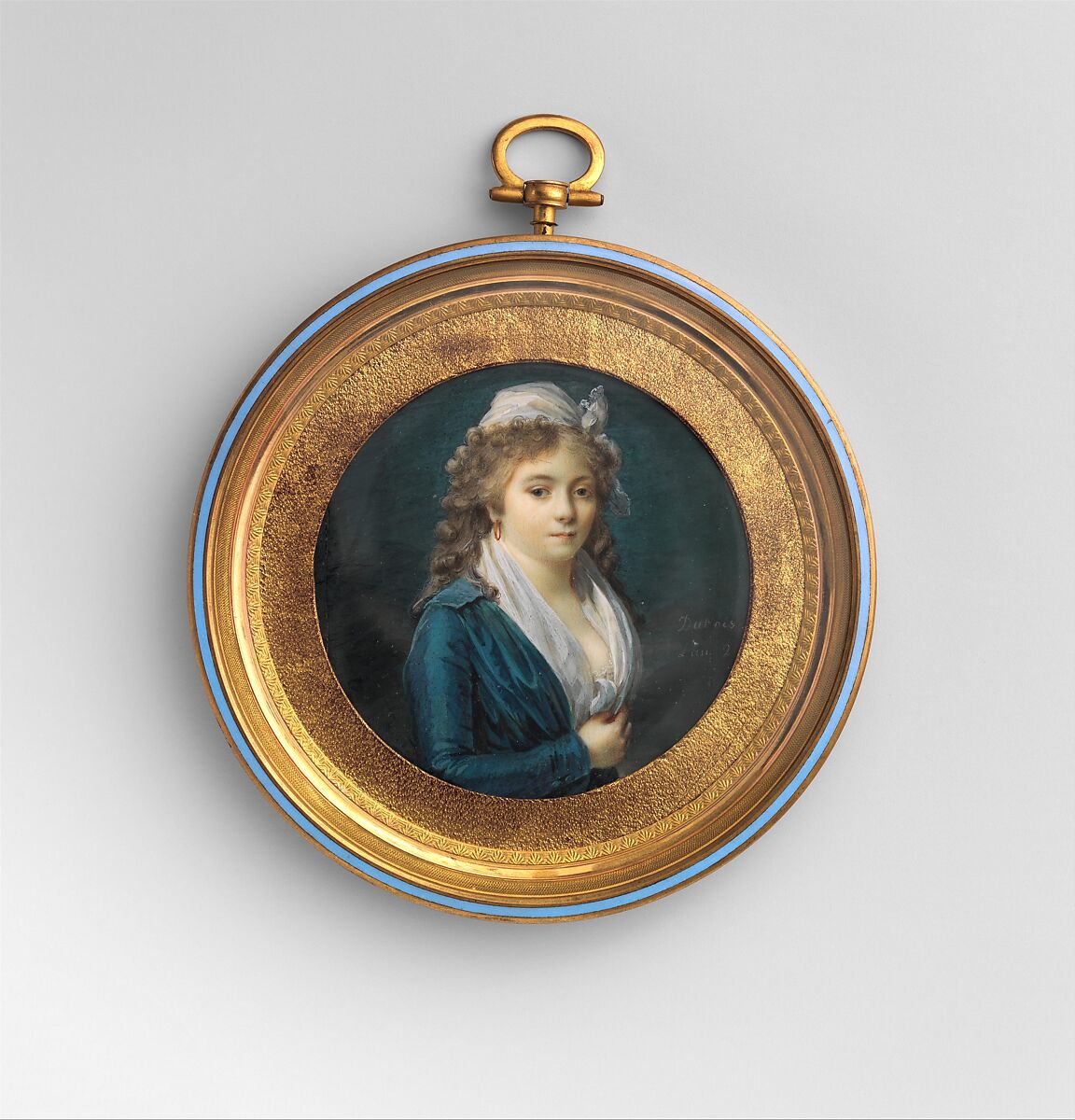 Portrait of a Woman, Frédéric Dubois (French, active ca. 1780–1819), Ivory 