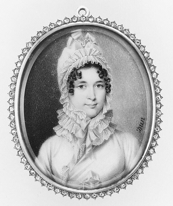 Portrait of a Woman, Said to Be Madame Récamier (1777–1849), Nicolas François Dun (French, Lunéville 1764–1832 Naples), Ivory 