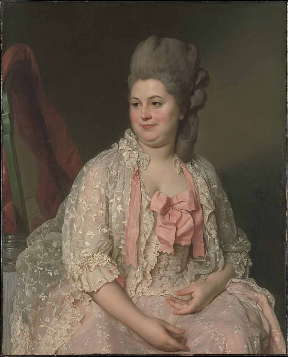 Madame de Saint-Morys (Eléonore Elisabeth Angélique de Beauterne, 1742–1824), Joseph Siffred Duplessis (French, Carpentras 1725–1802 Versailles), Oil on canvas 