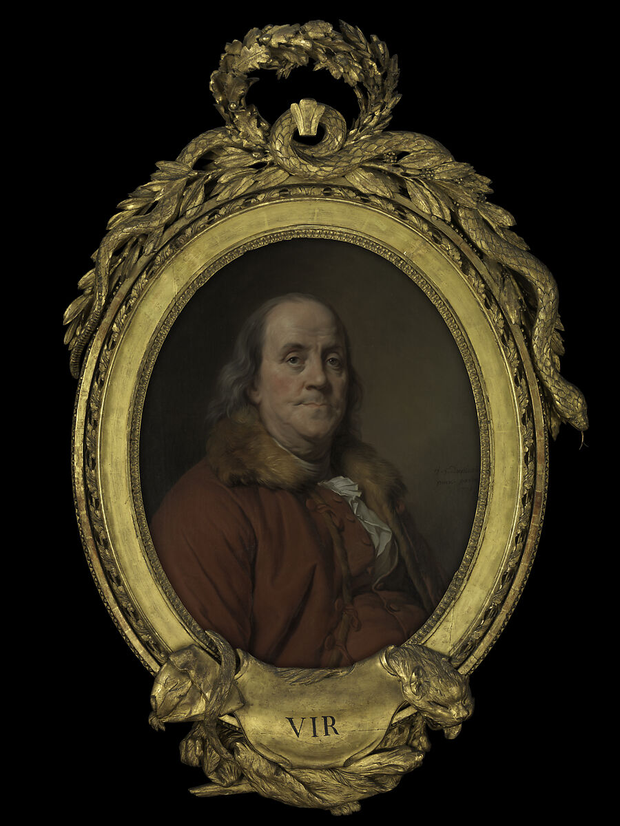 Terracotta Portrait Bust of Benjamin Franklin - Diplomatic