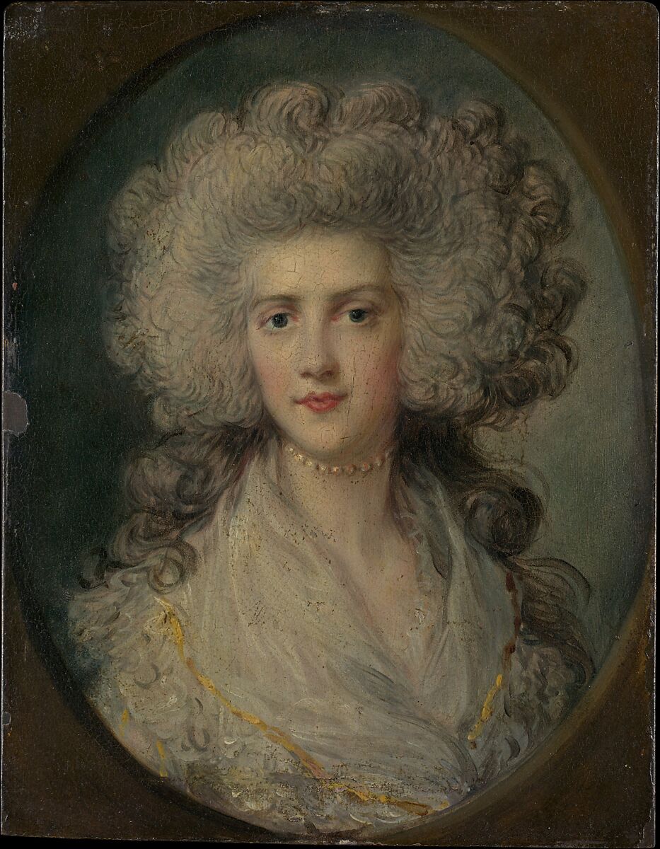 Mrs. John Puget (Catherine Hawkins), Attributed to Richard Gainsborough Dupont (British, Sudbury 1789–1874 Sudbury), Oil on copper 