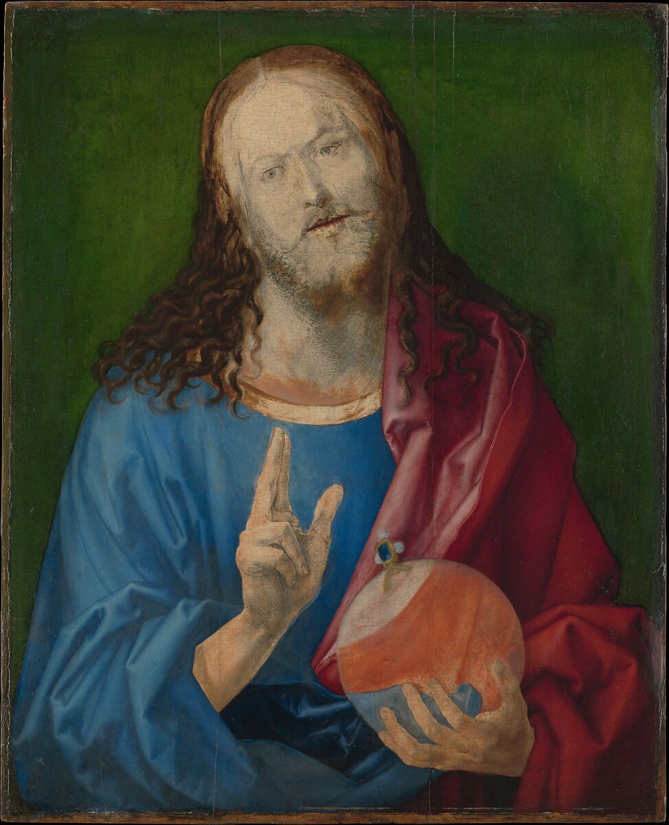 Salvator Mundi, Albrecht Dürer  German, Oil on linden