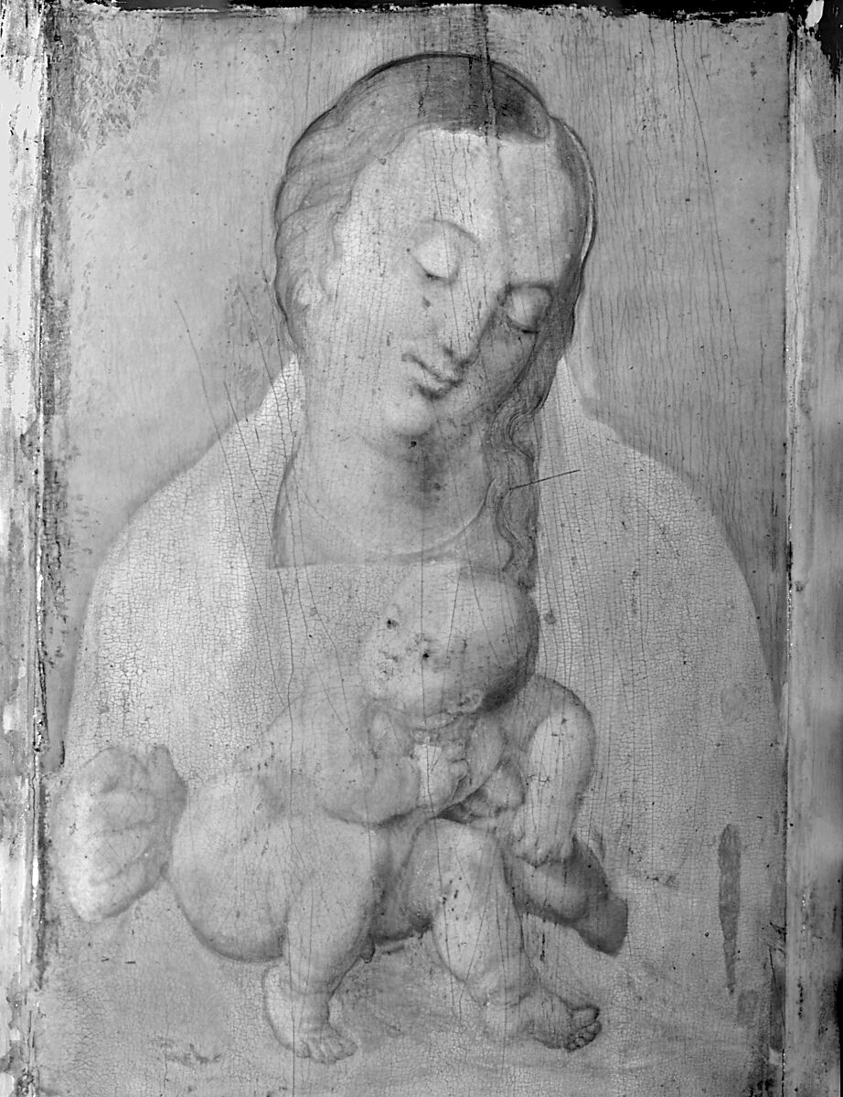 Virgin and Child, Albrecht Dürer (German, Nuremberg 1471–1528 Nuremberg), Oil on spruce