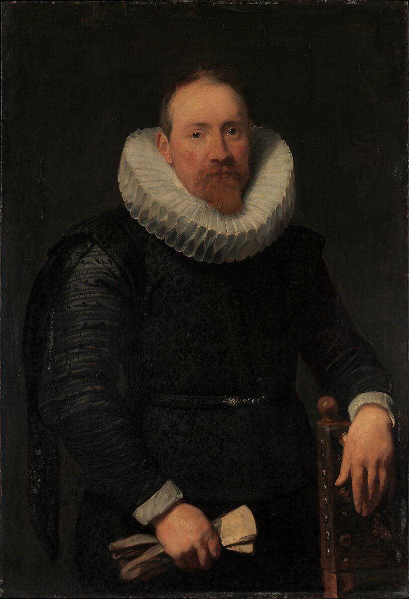 Portrait of a Man, Anthony van Dyck  Flemish, Oil on wood