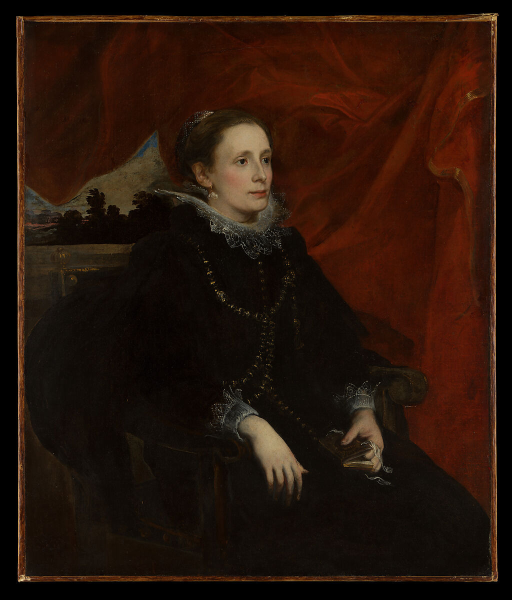 Portrait of a Woman, Called the Marchesa Durazzo, Anthony van Dyck  Flemish, Oil on canvas