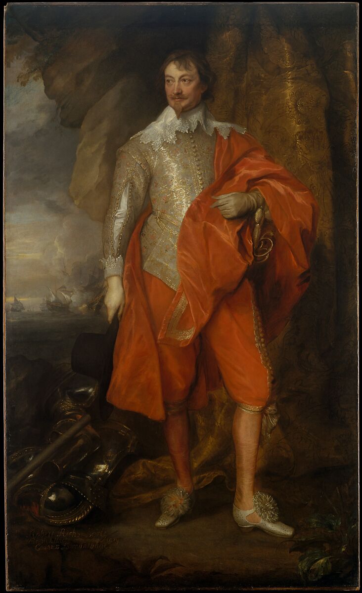 Robert Rich (1587–1658), Second Earl of Warwick, Anthony van Dyck (Flemish, Antwerp 1599–1641 London), Oil on canvas 