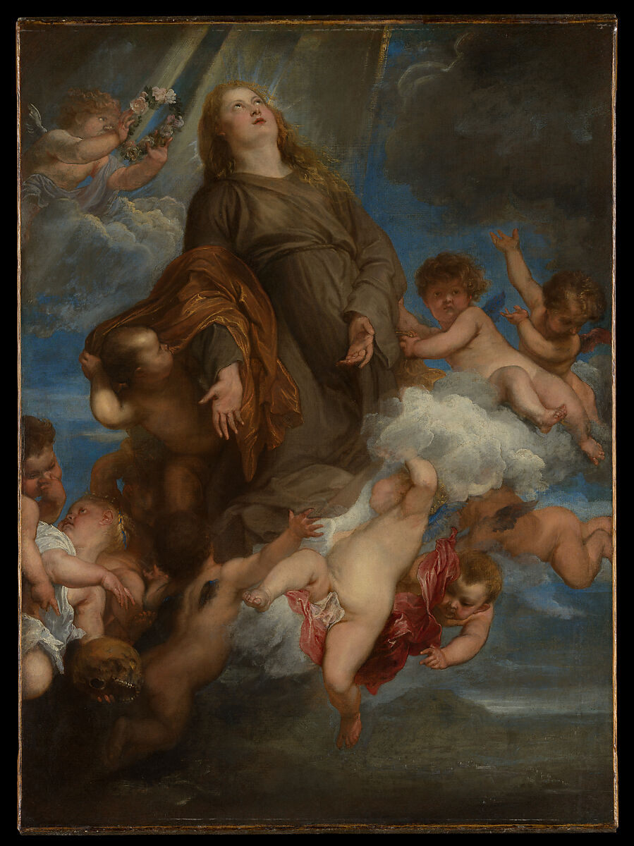 Saint Rosalie Interceding for the Plague-stricken of Palermo, Anthony van Dyck  Flemish, Oil on canvas