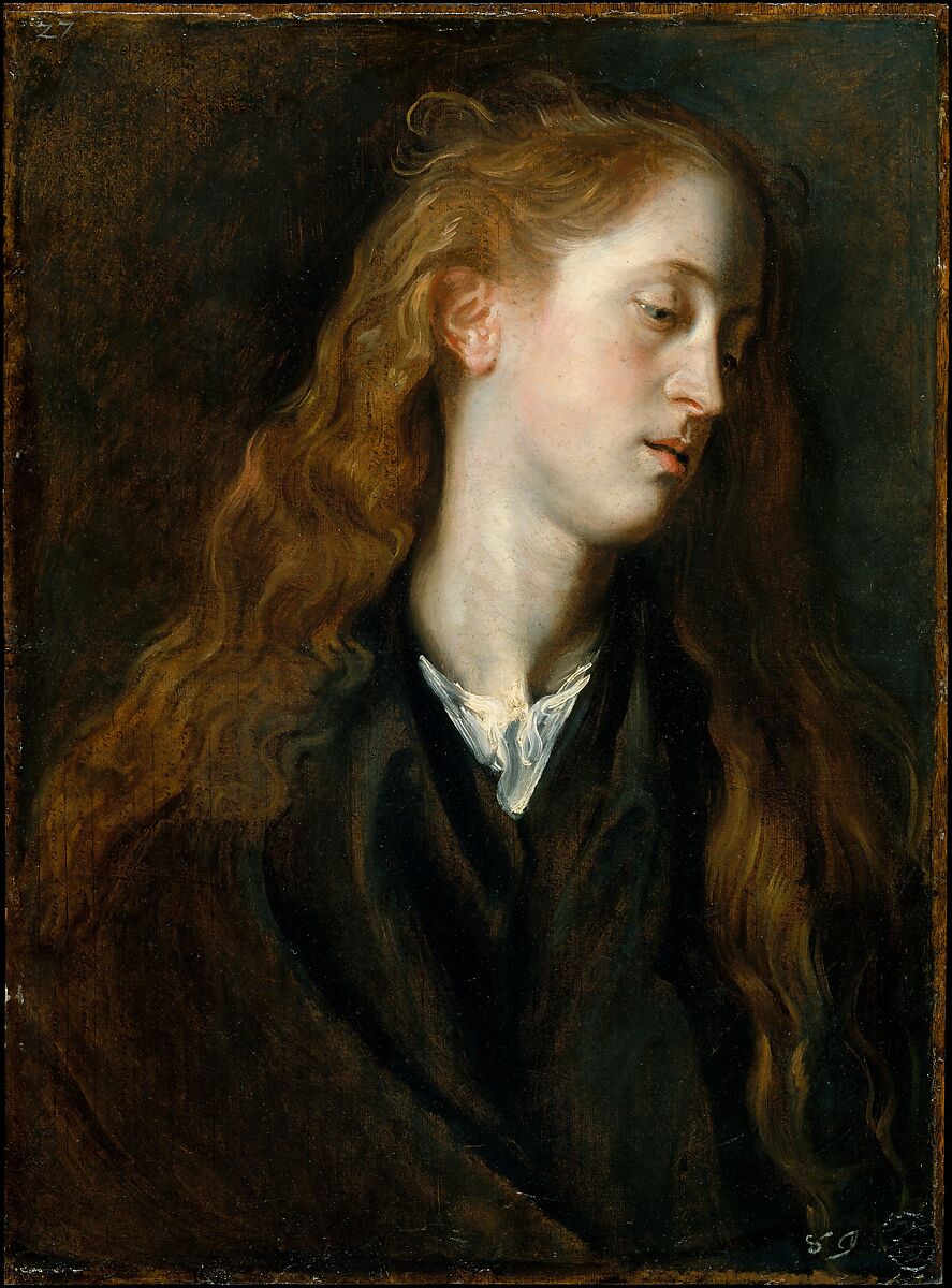 Anthony van Dyck | Study Head of a Young Woman | The Metropolitan ...