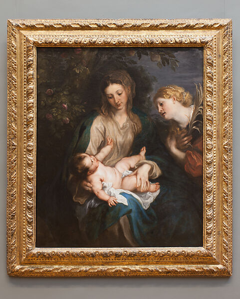 Virgin and Child with Saint Catherine of Alexandria, Anthony van Dyck (Flemish, Antwerp 1599–1641 London), Oil on canvas